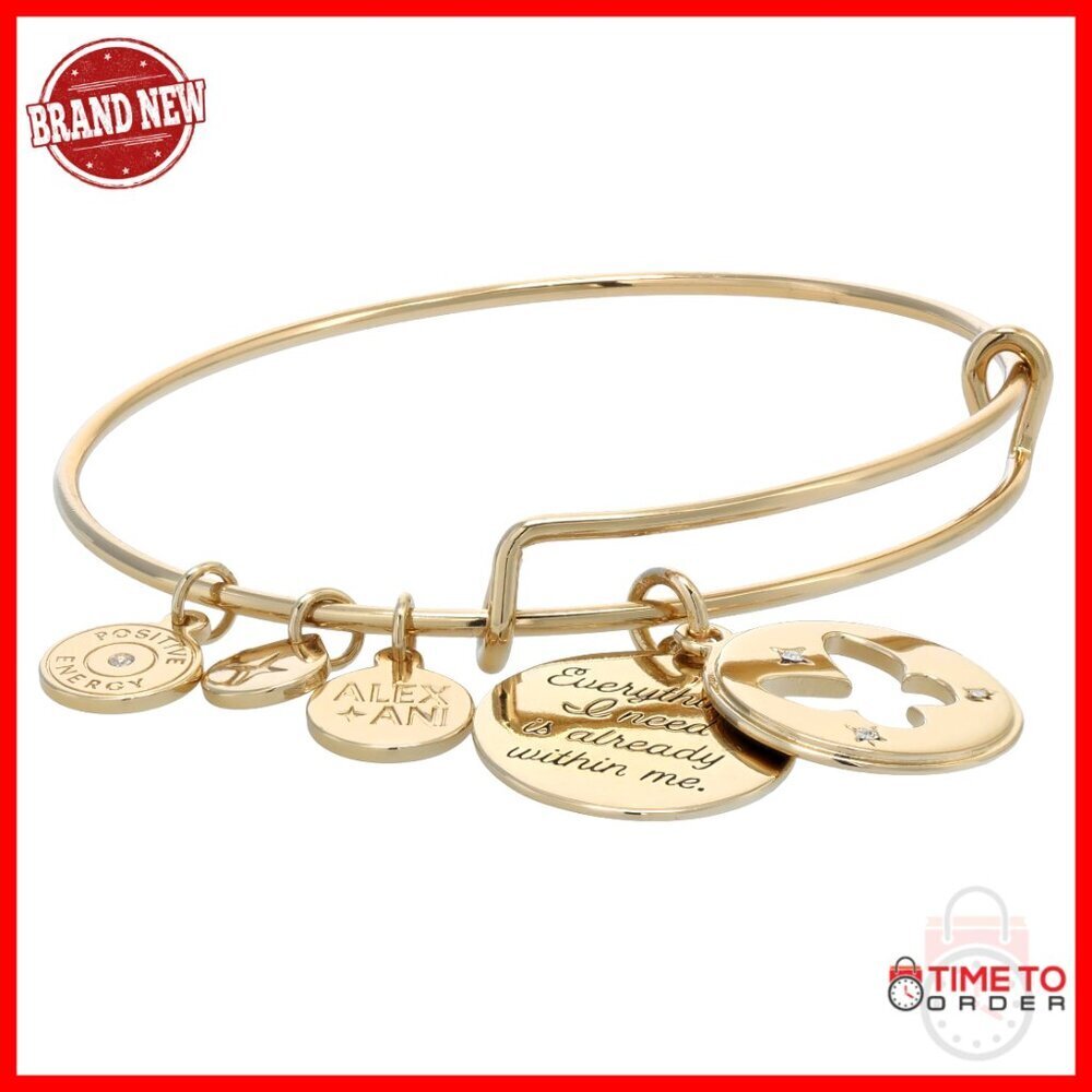 Adjustable Brass Bangle with Hidden Message, Expandable Fit, Nickel-Free
